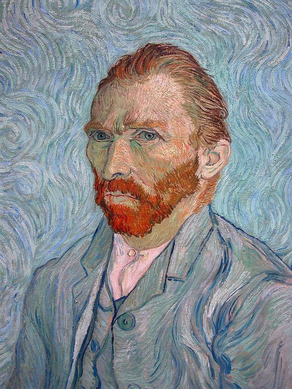 Paris Musee D'Orsay Vincent van Gogh 1889 Self Portrait 1 
